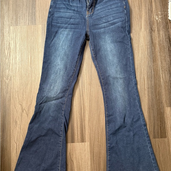 Classic Blue Flared Jeans - Picture 1 of 2